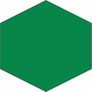 FDC 126 Emerald Green 12 X 15 Sheet